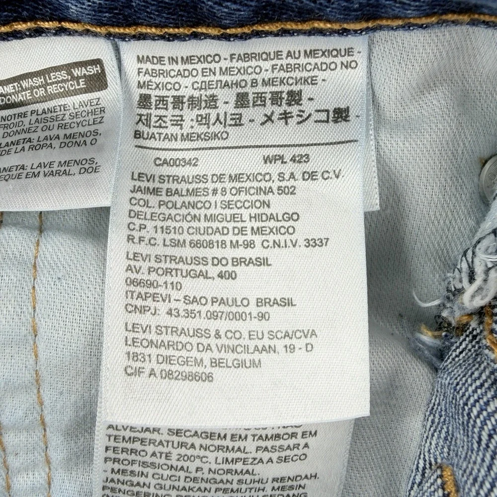 Levis 517 Jeans Mens 36x30 Blue Medium Wash Bootcut Cowboy Western 100% Cotton